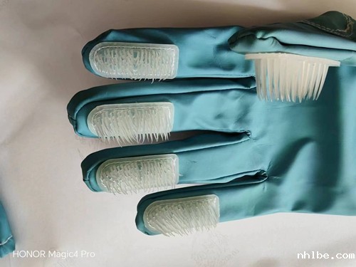 安抚宠物挠痒痒用防水布隔离毛刷手套